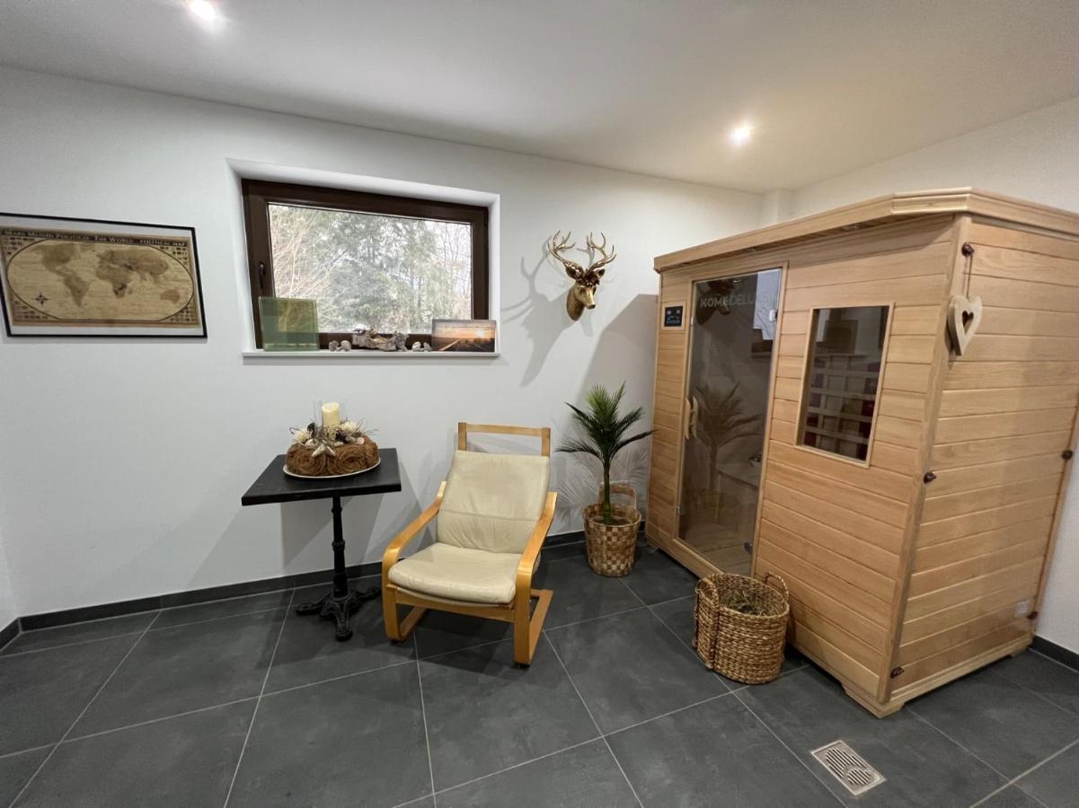 Wellness Am Morgengau Mit Whirlpool Und Sauna Rotterode Eksteriør bilde